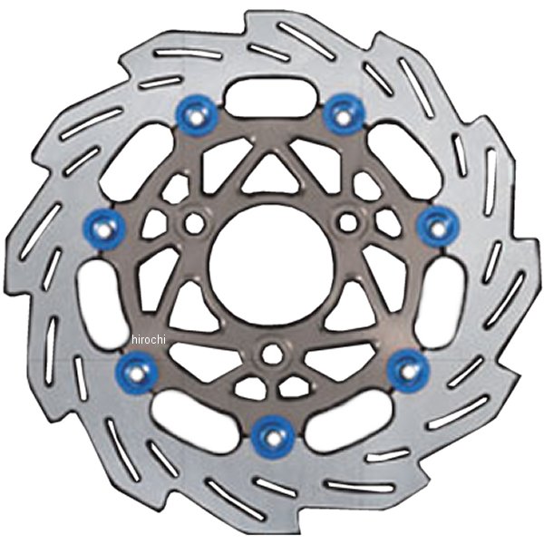 シフトアップ ウェーブフローティングディスクローター ホンダ 220mm チタン/青 202051-31 JP店