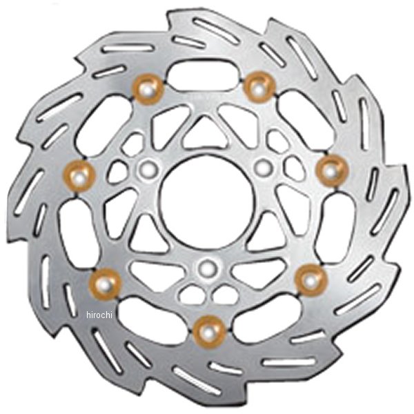 シフトアップ ウェーブフローティングディスクローター ホンダ 200mm シルバー/ゴールド 202054-33 JP店|株式会社ヒロチー商事 店