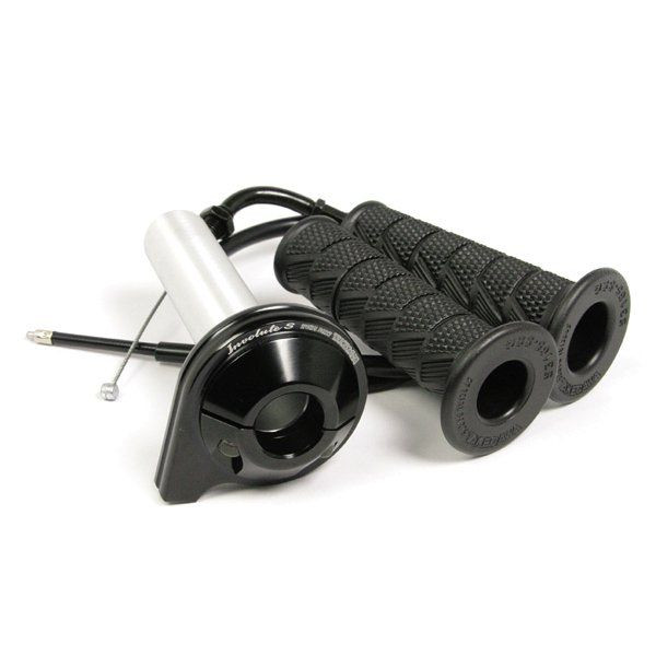 SP武川 インボリュートS ハイスロットル ブラックアルマイト ケーブル長 710mm 汎用 03-06-0001 JP店｜株式会社ヒロチー商事 店