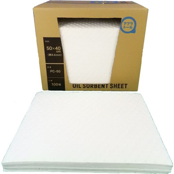 【メーカー在庫あり】 PC50 JOHNAN(株) JOHNAN 油吸収材 アブラトール シート 50×40×0.4cm 100枚入 PC-50 JP店|株式会社ヒロチー商事 店