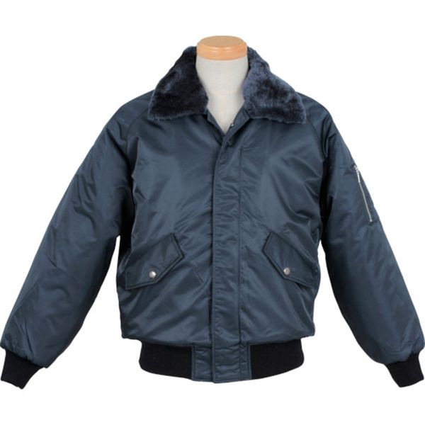 【メーカー在庫あり】 PJ07UE3L ミドリ安全(株) ミドリ安全 防寒 ナイロン パイロトジャンパー ネイビー 3L PJ07-UE-3L JP店