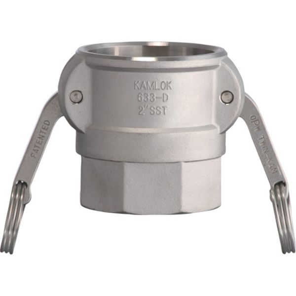 【メーカー在庫あり】 633DB34SST カムロック カプラー メネジ ステンレス 3/4インチ SST 633-DB JP店｜株式会社ヒロチー商事 店