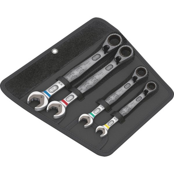【メーカー在庫あり】 Wera社 Wera コンビネーションラチェットレンチセット(4本組) カラーコード 020090 JP店|株式会社ヒロチー商事 店