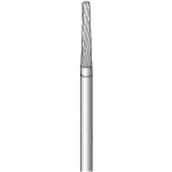 【メーカー在庫あり】 (株)ナカニシ ナカニシ 超硬カッター 5本入 テーパー型 シングルカット φ1.4×9×軸φ1.6 22111 JP店