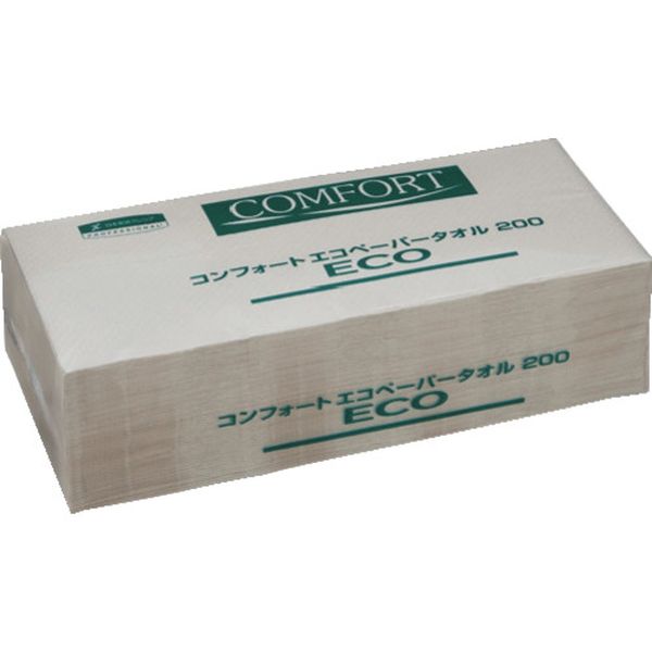 【メーカー在庫あり】 日本製紙クレシア(株) クレシア コンフォートエコペーパータオル200 37181 JP店