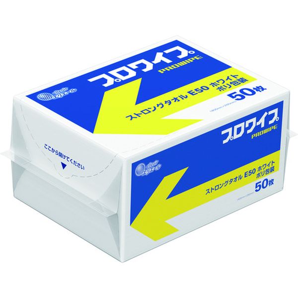 【メーカー在庫あり】 (株)EBS エリエール プロワイプストロングタオルE50 50枚X18パック入 703428 JP店