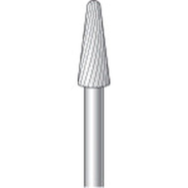 【メーカー在庫あり】 (株)ナカニシ ナカニシ 超硬カッター テーパー先丸型 シングルカット φ5×12.7×軸φ3 14° 24403 JP店