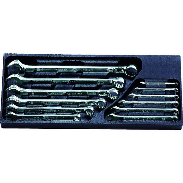 【メーカー在庫あり】 京都機械工具(株) ネプロス コンビネーションレンチセット(12本組) 1800g NTMS212 JP店