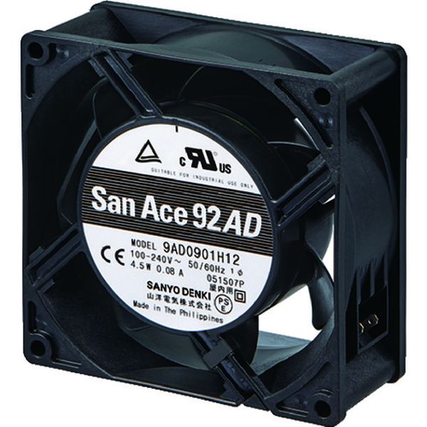 【メーカー在庫あり】 ST19AD0901H12 山洋電気(株) SanAce ACDCファンセットモデル(92&times;38mm センサ無) ST1-9AD0901H12 JP店｜株式会社ヒロチー商事 店