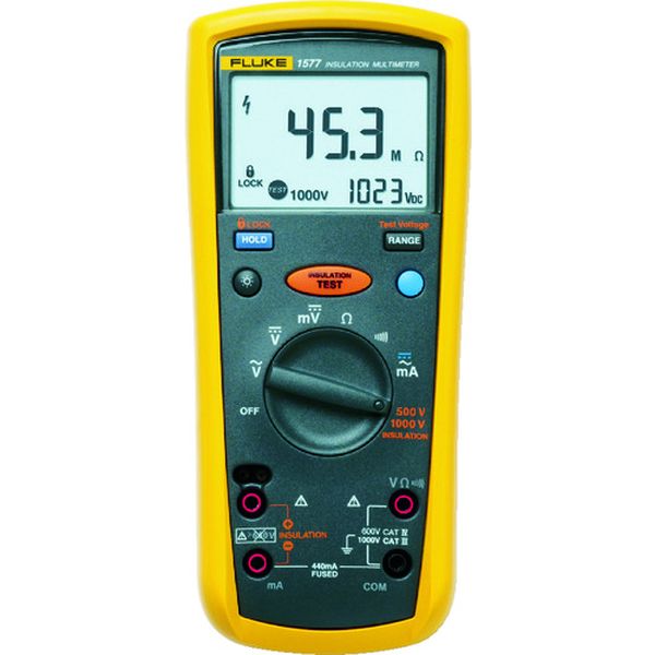 【メーカー在庫あり】 (株)テクトロニクス＆フルークフルーク社 FLUKE デジタル・マルチメーター付絶縁抵抗計(2レンジ) 1577 JP店