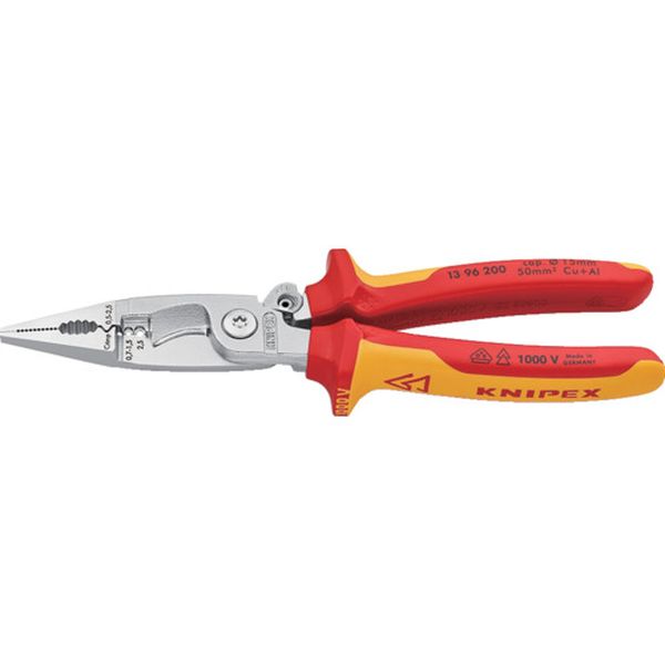 【製造業者店卸し資産あり】 1396200 KNIPEX社 KNIPEX 不成立エレクトロプライヤー(発条付) 1396-200 JP店