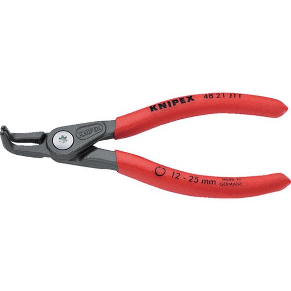 【メーカー在庫あり】 4821J11 KNIPEX社 KNIPEX 穴用スナップリングプライヤ-90度12-25mm 4821-J11 JP店
