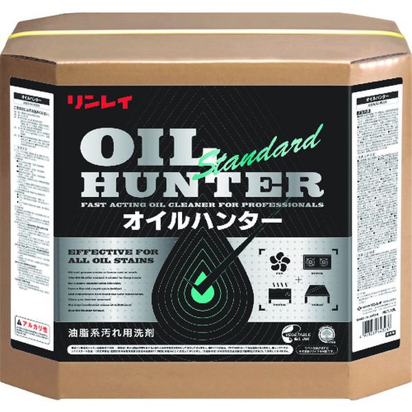 【メーカー在庫あり】 (株)リンレイ リンレイ 油脂汚れ用洗剤 オイルハンター(スタンダード)18L RECOBO 711027 JP店｜株式会社ヒロチー商事 店 12,759円