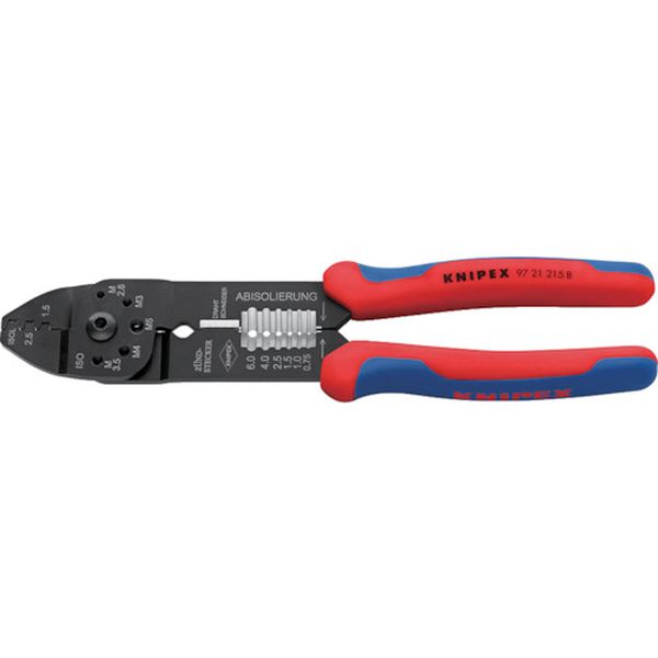 【メーカー在庫あり】 9721215B KNIPEX社 KNIPEX 圧着ペンチ 215mm 9721-215B JP店 4,519円