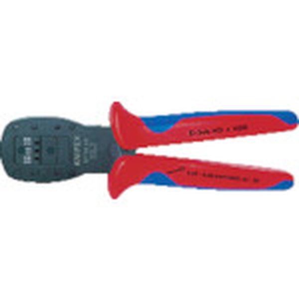 【メーカー在庫あり】 KNIPEX社 KNIPEX マイクロプラグ用平行圧着ペンチ 190mm 9754-24 JP