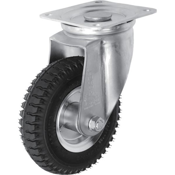 【メーカー在庫あり】 AIJ2.504 シシクSISIKUアドクライス(株) シシク 空気入車輪付キャスター 自在 220mm AIJ-2.50-4 JP店