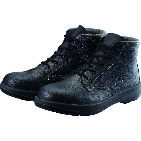 【メーカー在庫あり】 AW22BK23.5 (株)シモン シモン 安全靴 中編上 ウレタン2層底 AW22 23.5cm AW22BK-23-5 JP店