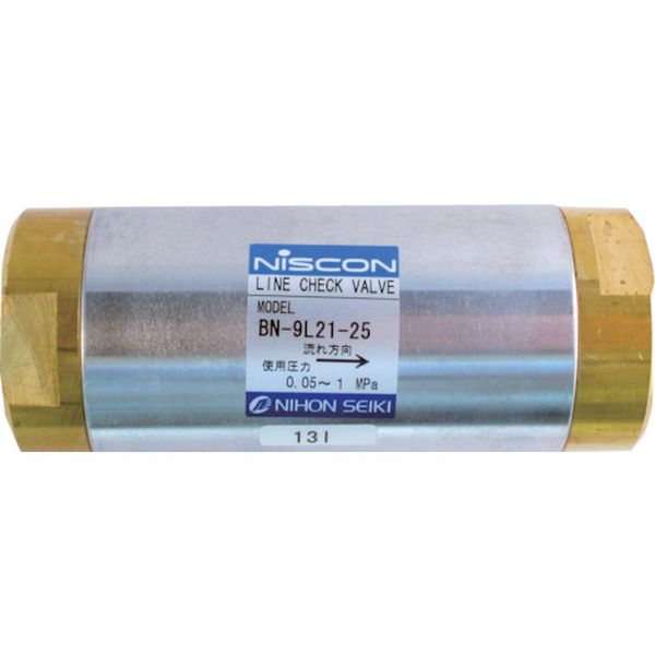【メーカー在庫あり】 BN9L2125 日本精器(株) 日本精器 ラインチェック弁 25A BN-9L21-25 JP店｜株式会社ヒロチー商事 店 19,287円
