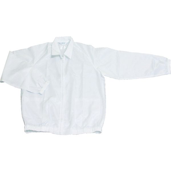 【メーカー在庫あり】 BSC41001WL (株)ブラストン ブラストン ジャケット(衿付)-白-L BSC-41001-W-L JP店