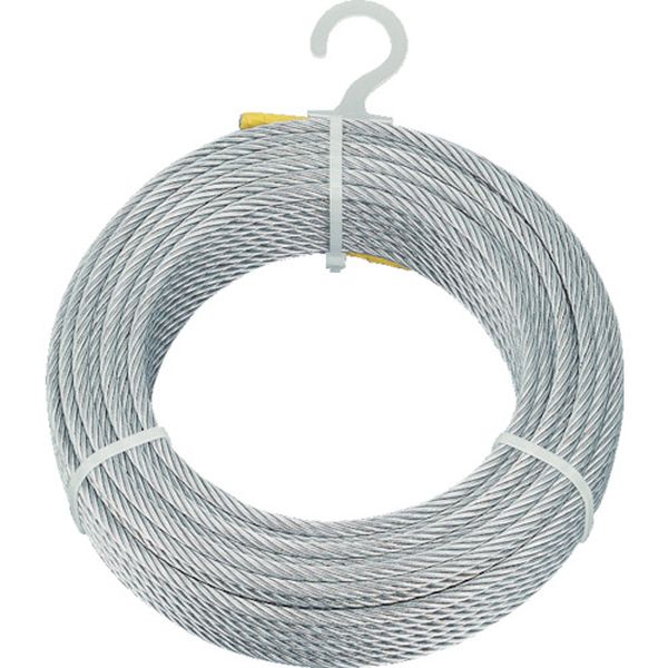 【メーカー在庫あり】 CWM6S100 トラスコ中山(株) TRUSCO メッキ付ワイヤロープ Φ6mmX100m CWM-6S100 JP店｜株式会社ヒロチー商事 店