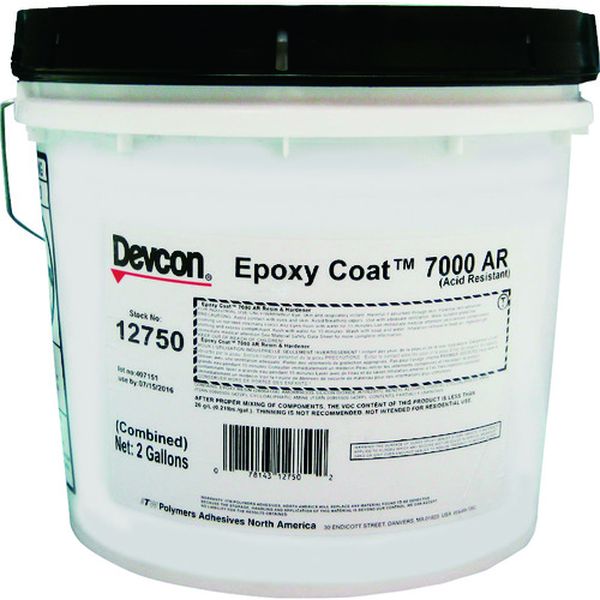 【製造業者店卸し資産あり】 DV 耐薬品性上張り材 EC7000AR 2gal 12750 JP店