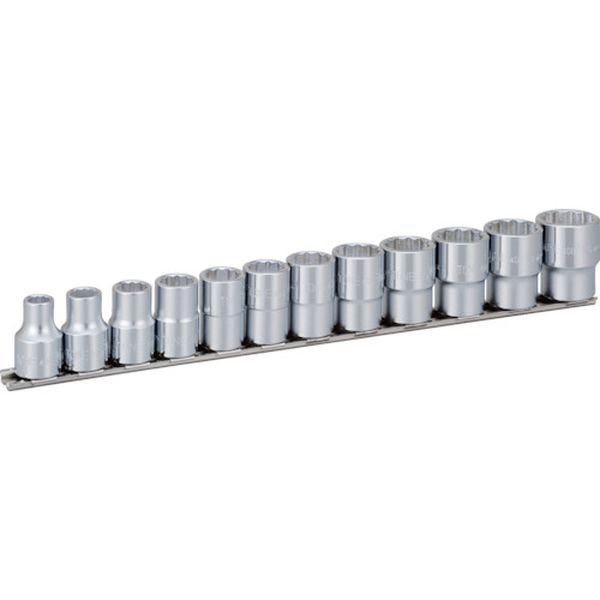 【メーカー在庫あり】 TONE(株) TONE ソケットセット(12角・ホルダー付)インチサイズ 12pcs HDB412 JP店 5,797円