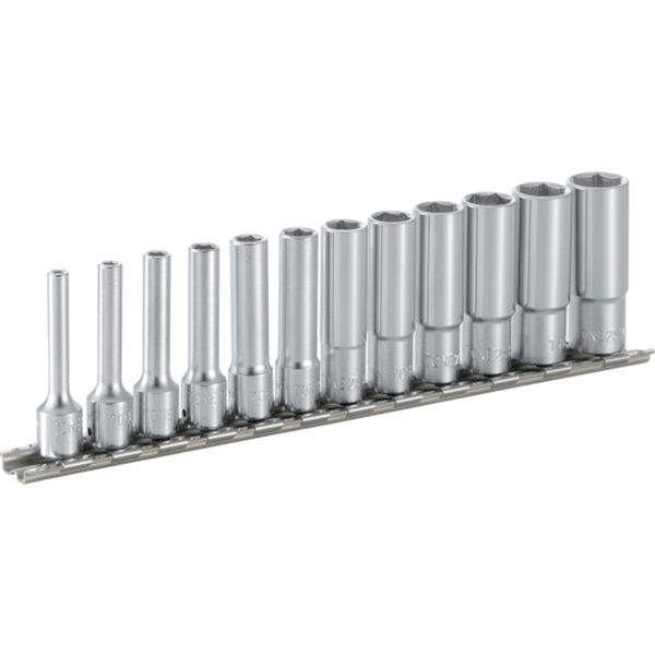 【メーカー在庫あり】 TONE(株) TONE ディープソケットセット(6角・ホルダー付) 12pcs 差込角6.35mm HSL212 JP店