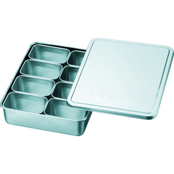 【メーカー在庫あり】 KS901 スギコ産業(株) スギコ 18-8検食用容器 田型日付入 8個入 285×221×63 KS-901 JP店