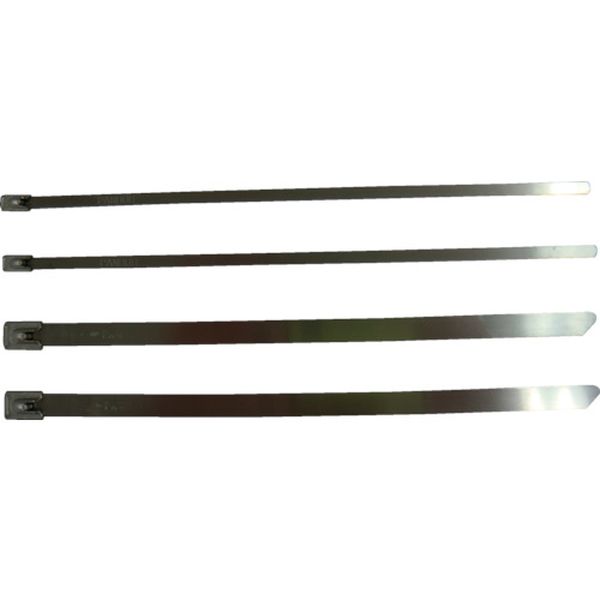【メーカー在庫あり】 MLTタイプ 自動ロック式ステンレススチールバンド SUS304 幅4.6mm 長さ1156mm 25本入り MLT14S-Q JP店