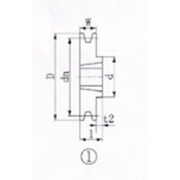 【メーカー在庫あり】 SPB1901  エバオン(株) EVN ブッシングプーリー SPB 190mm 溝数1 SPB190-1 JP店