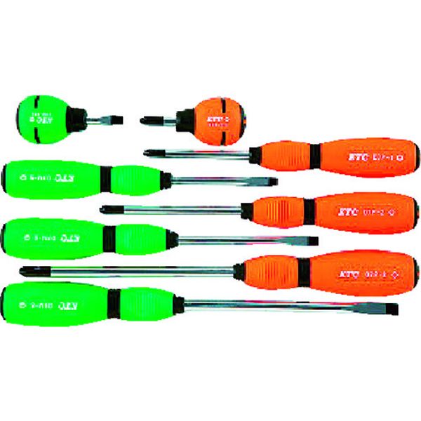 【メーカー在庫あり】 京都機械工具(株) KTC ソフトドライバセット［8本組］ TD798 JP店