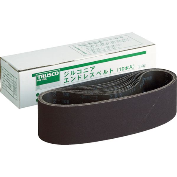 【メーカー在庫あり】 TEB100Z100 トラスコ中山(株) TRUSCO ジルコニアベルト 100X915mm ＃100 (10本入) TEB100-Z100 JP店