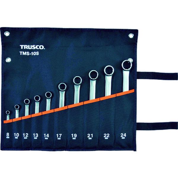 【メーカー在庫あり】 TMS10S トラスコ中山(株) TRUSCO コンビネーションスパナ(スタンダード) セット (10本組) TMS-10S JP店