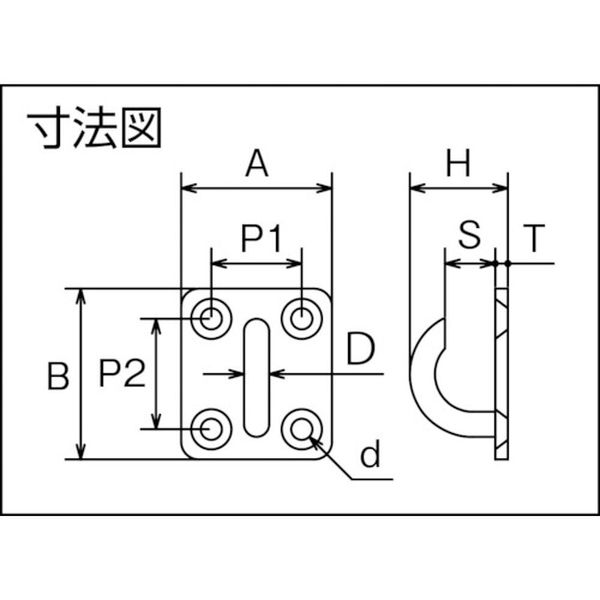 【楽天市場】【メーカー在庫あり】 TOIP8 トラスコ中山(株) TRUSCO ステンレスオープンアイプレート8mm TOIP-8 JP店