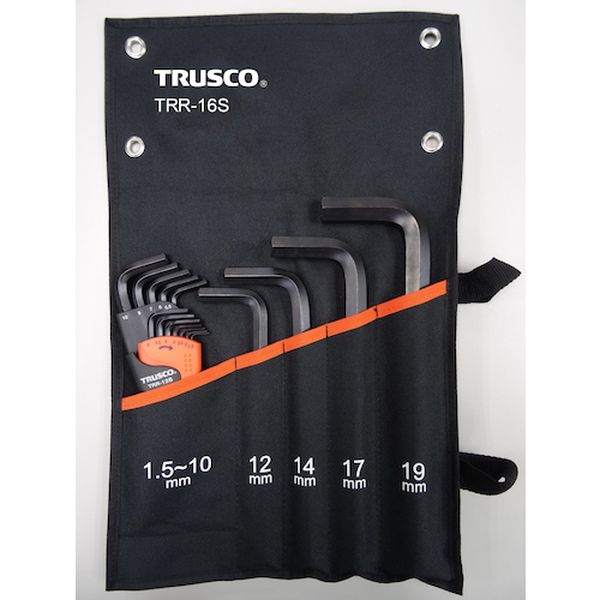 【メーカー在庫あり】 TRR16S トラスコ中山(株) TRUSCO 六角棒レンチセット(標準タイプ)16本入 TRR-16S JP店