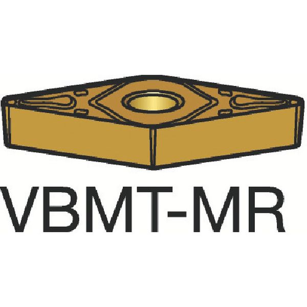 【メーカー在庫あり】 VBMT160408MR サンドビック(株) サンドビック コロターン107 旋削用ポジ・チップ 2025 10個入り VBMT 16 04 08-MR JP