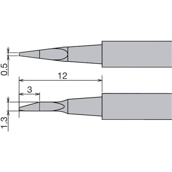 【製造業者店卸し資産あり】 XST80HRT0.5NW 太洋電機製作(株) グット 替こて先 XST-80G用 XST-80HRT-0.5NW JP
