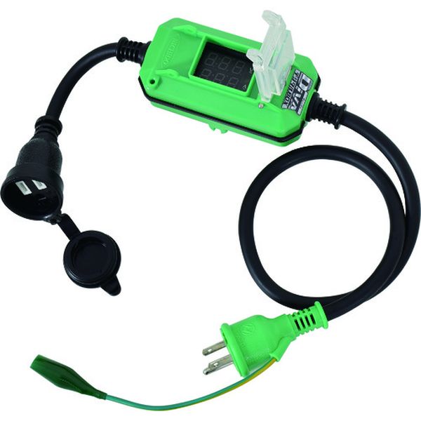 【メーカー在庫あり】 DMBE011W 電工ドラム デジタルドラム ボックスタイプ 電圧電流メーター付 アース付 0.9m DMB-E011W JP店