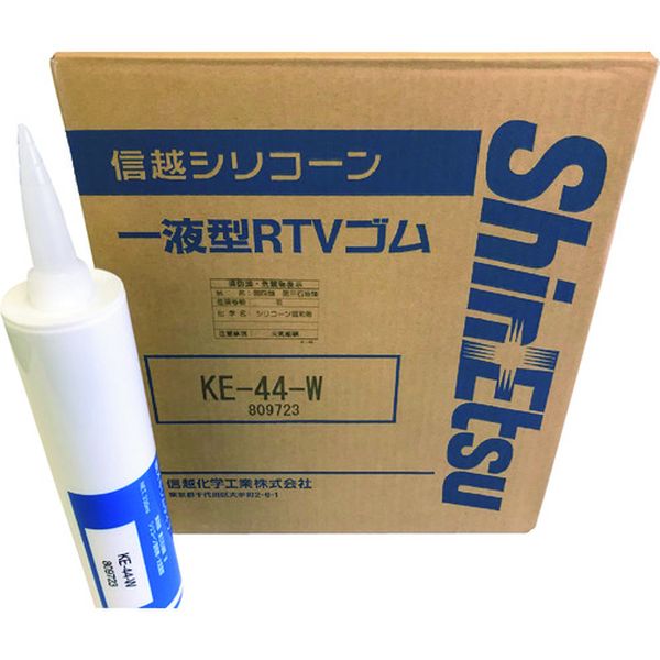 【メーカー在庫あり】 KE44W330 信越化学工業(株) 信越 一般電気用RTVゴム 白 330ml KE44W-330 JP店