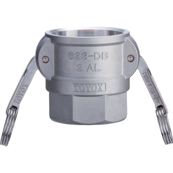 【メーカー在庫あり】 633DB3AL (株)トヨックス トヨックス カムロック カプラー メネジ アルミ 3インチ AL 633-DB JP店