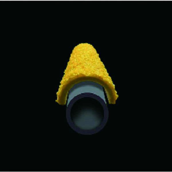 【メーカー在庫あり】 セーフラン安全用品(株) セーフガード はしご用滑り止めカバー Ф25×405mm ラウンド型 黄 12097 JP店