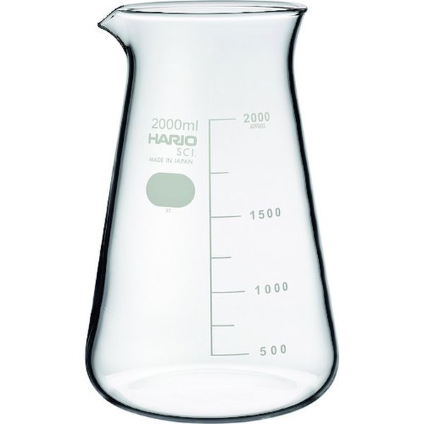 【メーカー在庫あり】 CB2LSCI ハリオサイエンス(株) HARIO コニカルビーカー 目安目盛付 2000ml CB-2L-SCI JP店