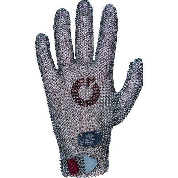 【メーカー在庫あり】 Heilemann社 EUROFLEX 突刺し防止 耐切創クサリ手袋 オールメタル 1枚 XL 25.0mm EM54D JP店|株式会社ヒロチー商事 店
