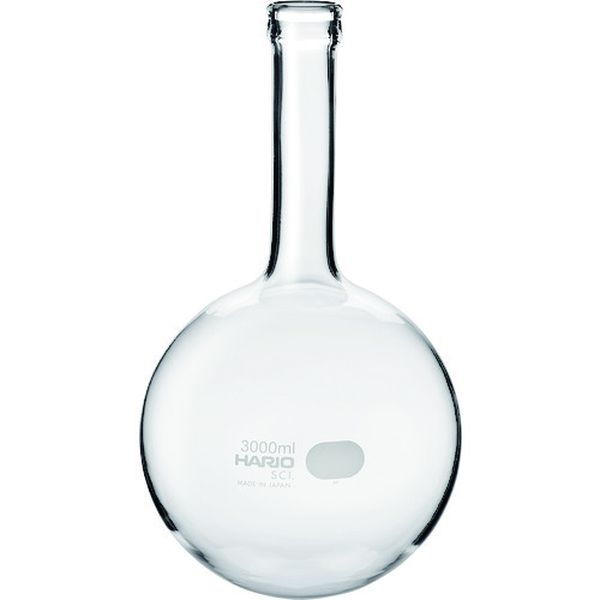 【メーカー在庫あり】 MF3LSCI ハリオサイエンス(株) HARIO 丸底フラスコ 3000ml MF-3L-SCI JP店