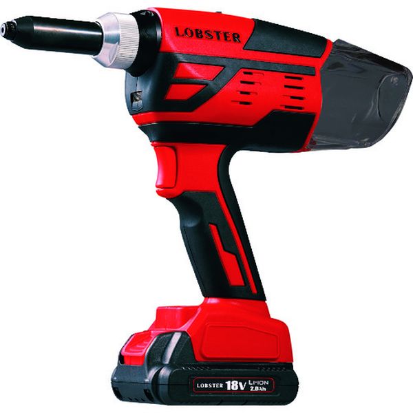 【メーカー在庫あり】 (株)ロブテックス エビ コードレスリベッター(充電式・18V)R2B1 R2B1 JP店