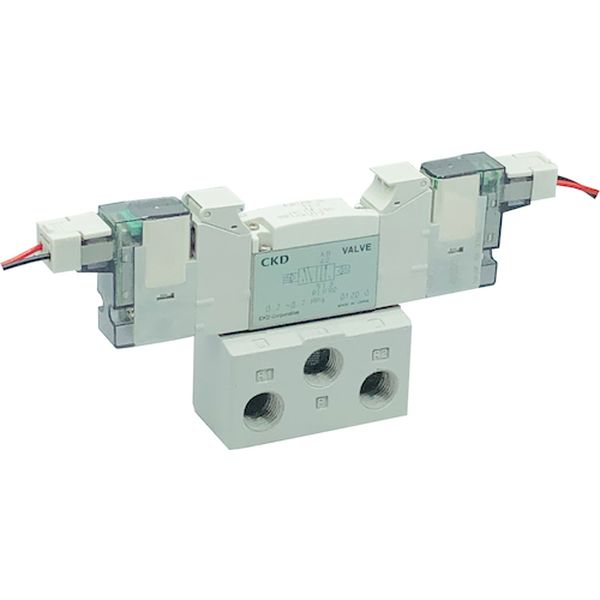 【メーカー在庫あり】 4GB120R063 CKD(株) CKD パイロット式5ポート弁 ベース配管 4GB120R-06-3 JP店｜株式会社ヒロチー商事 店