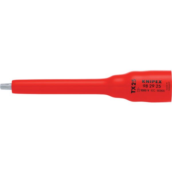 【メーカー在庫あり】 982925 KNIPEX社 KNIPEX 1000V絶縁ソケットT×25 9829-25 JP店