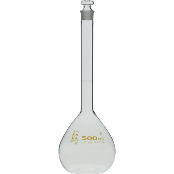 【メーカー在庫あり】 020060500 柴田科学(株) SIBATA メスフラスコ スーパーグレード 500mL 020060-500 JP店