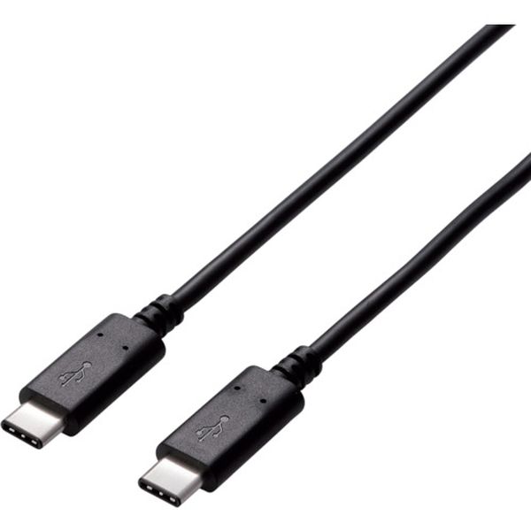 【メーカー在庫あり】 U2CCC5P20NBK エレコム(株) エレコム USB2.0ケーブル C-Cタイプ 認証品 2.0m ブラック U2C-CC5P20NBK JP店 4,177円