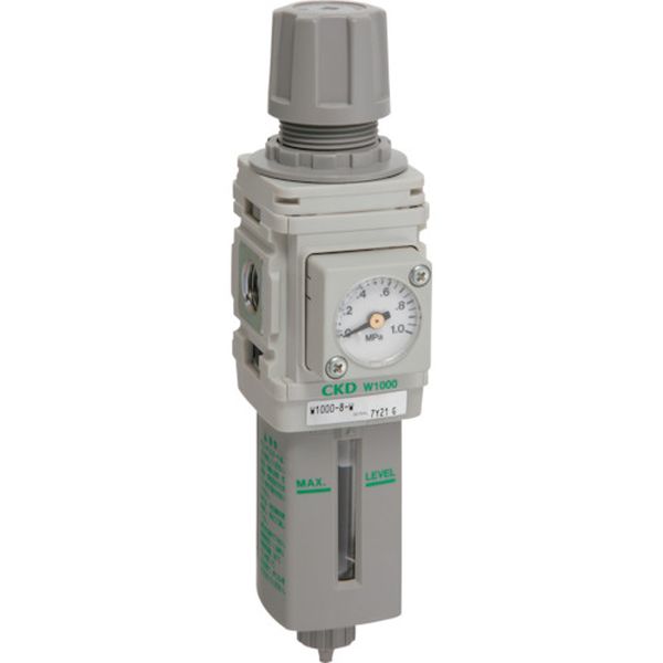 【メーカー在庫あり】 W10008WF1 CKD(株) CKD フィルタレギュレータ 白色シリーズ W1000-8-W-F1 JP店｜株式会社ヒロチー商事 店
